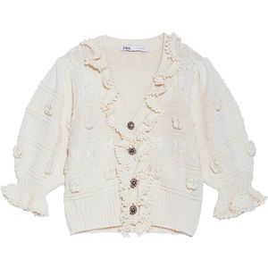 Zara , color is beige . Size large . Like brand new.